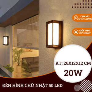 Đèn hắt tường 20w ánh sáng vàng